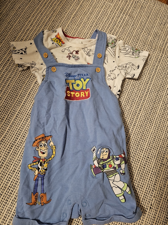 Disney Other - Disney Toy Story Blue and White Kids Matching Set